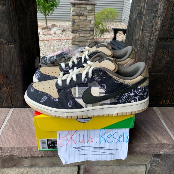 Shoes | Travis Scott Sb Dunks Size 1 | Poshmark